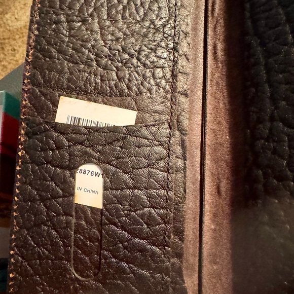 Brown Genuine Leather Wallet Red Dirt Hat rodeo - Picture 4 of 7